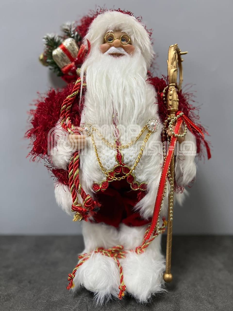 Фигура "Дед Мороз"крас. костюм,32см(24)